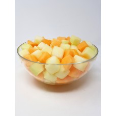 Melonenmixwürfel (Honig- & Zuckermelone), geschnitten 1KG